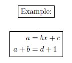 aligned equations in TikZ node